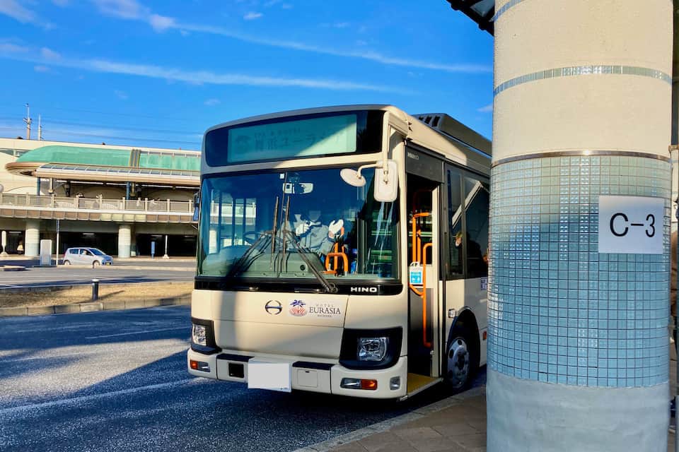 舞浜駅のユーラシア行きバス